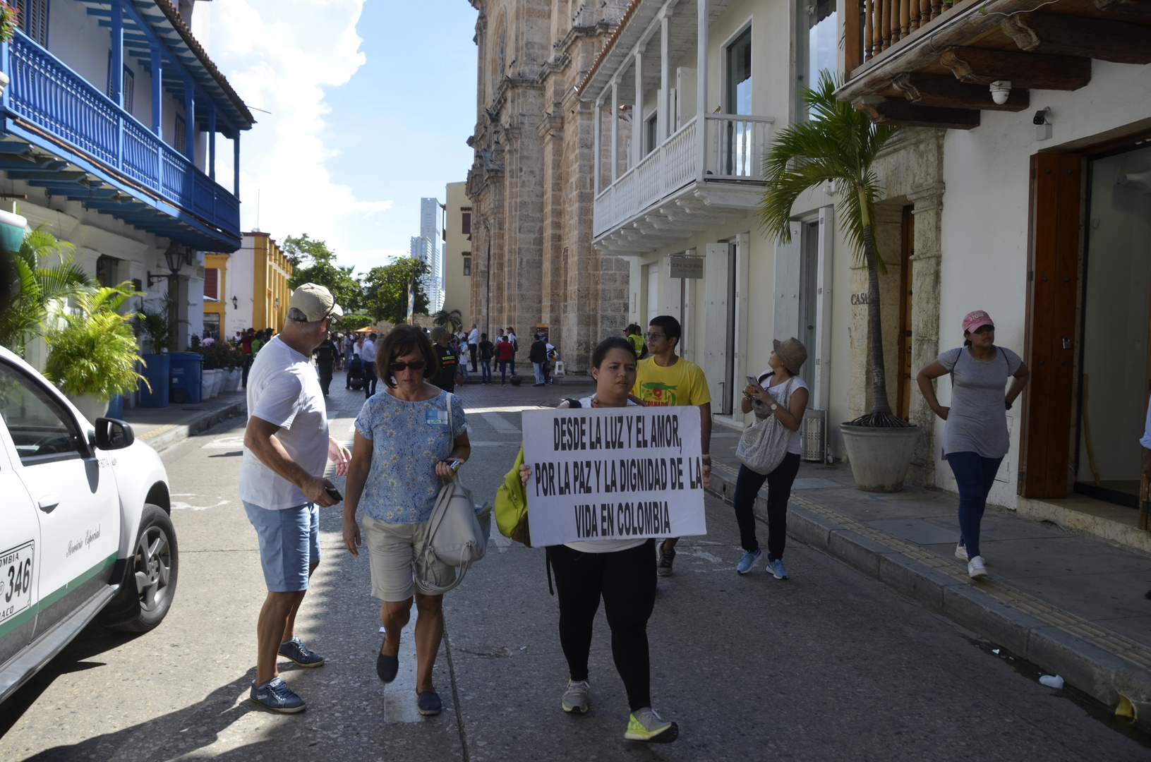 in Cartagena brodelt es großer Streik gegen den Staat