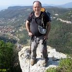 In cima a Rocca Corno 315 Mt