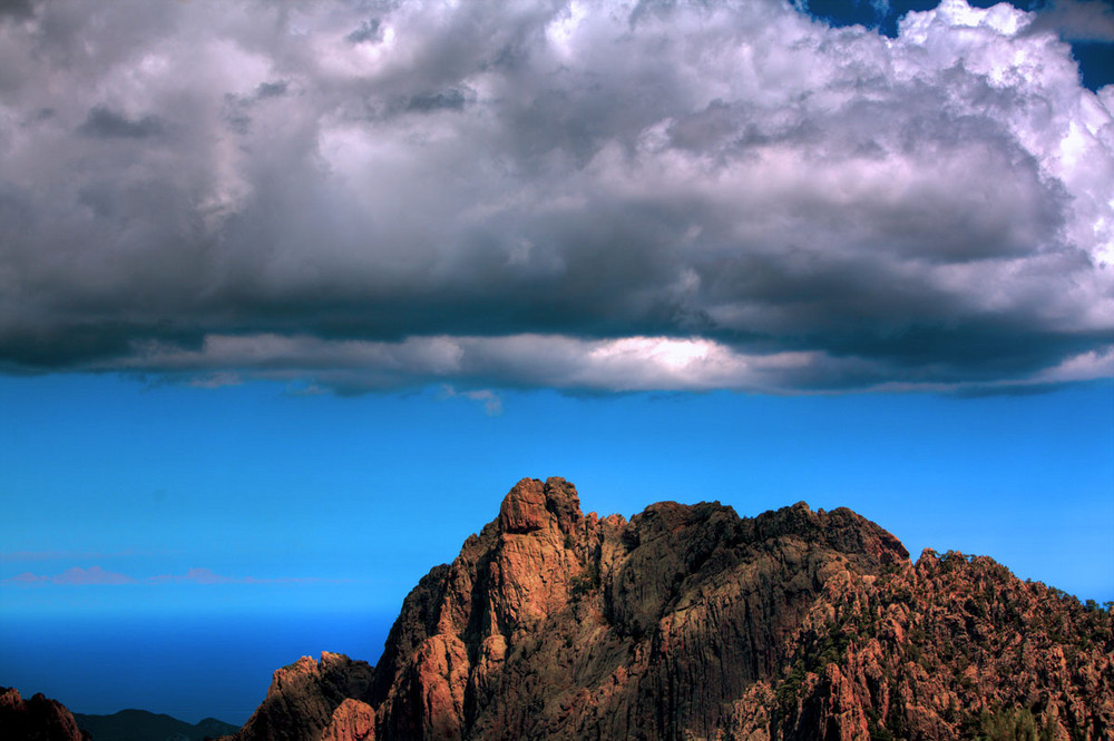 In cima alla Corsica