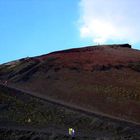 in cima all'etna