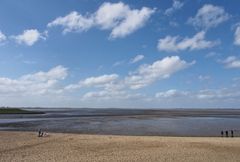 In Dangast - Menschen am Strand