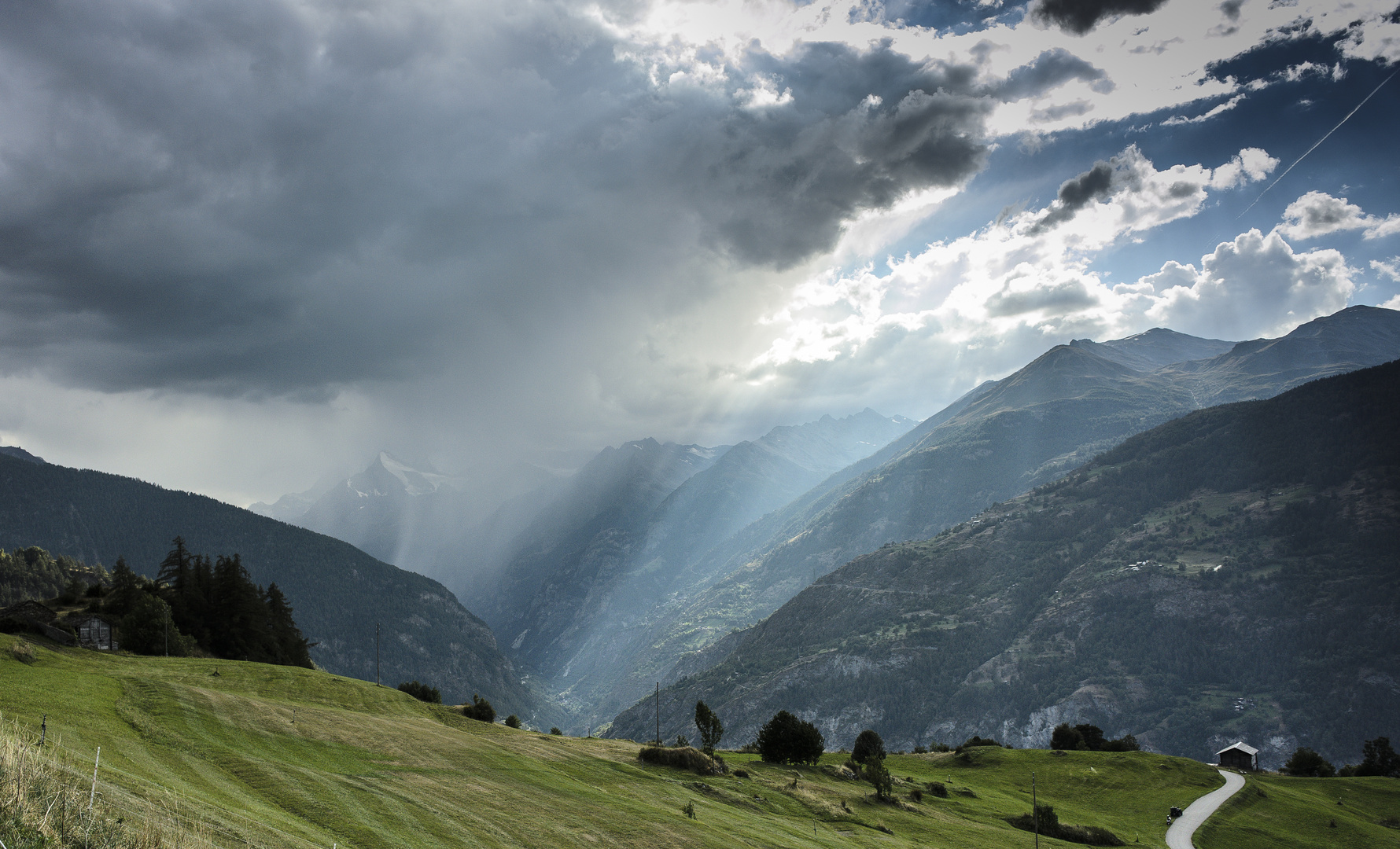 In den Alpen