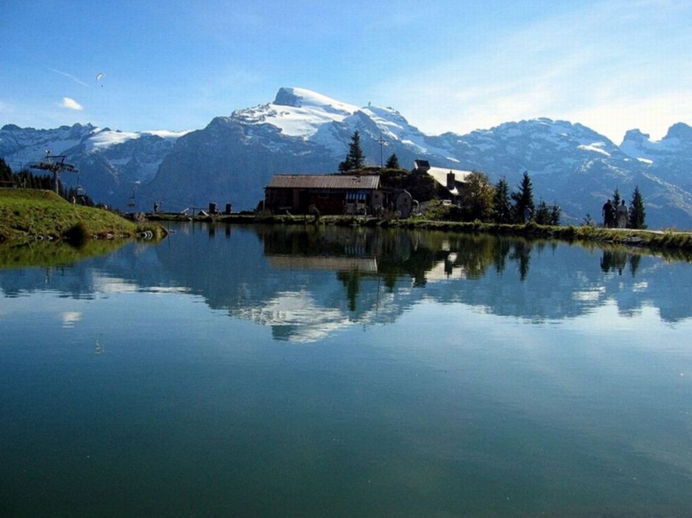 In den Alpen