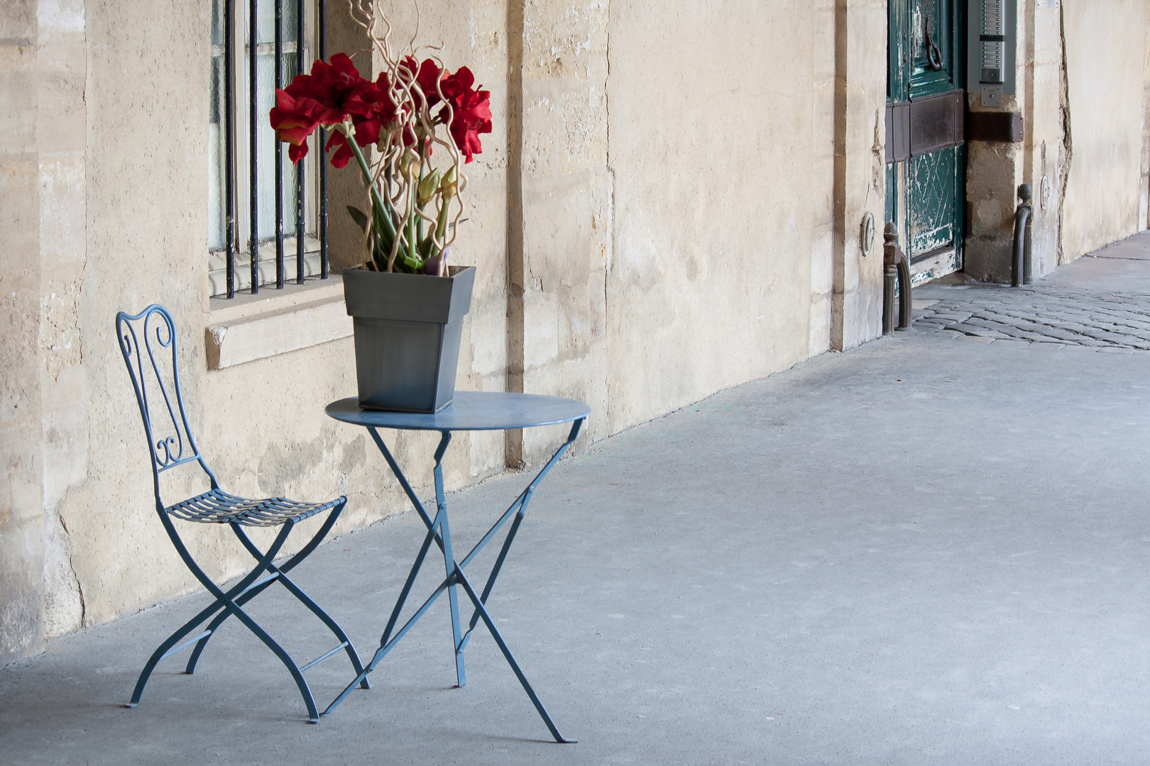 In den Arkaden beim Place des Vosges