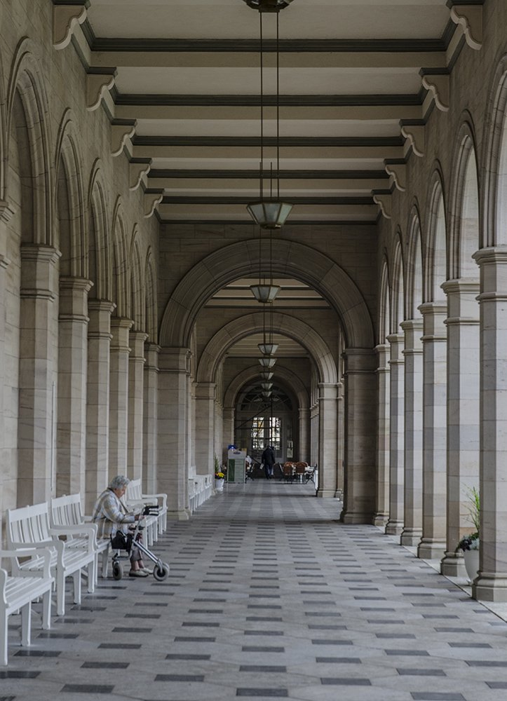 in den Arkaden... vom Kurhaus