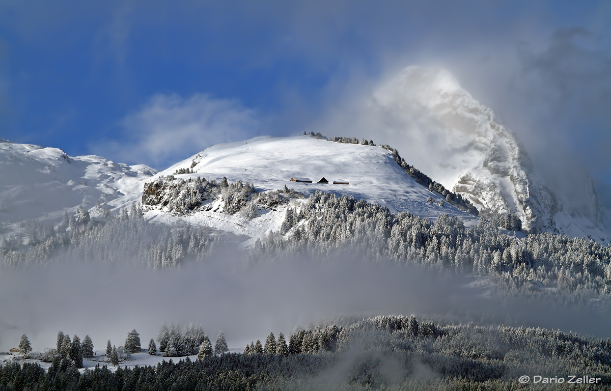 In den Bergen ist schon Winter