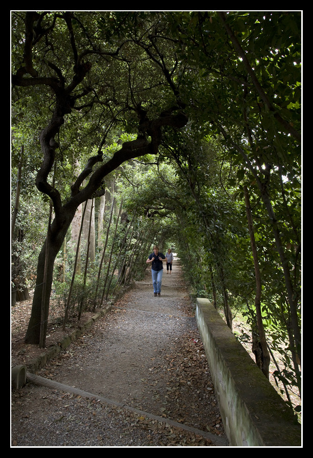 in den Boboli-Gärten