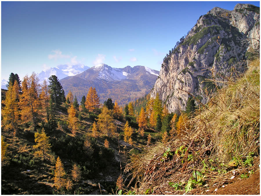 In den Dolomiten...