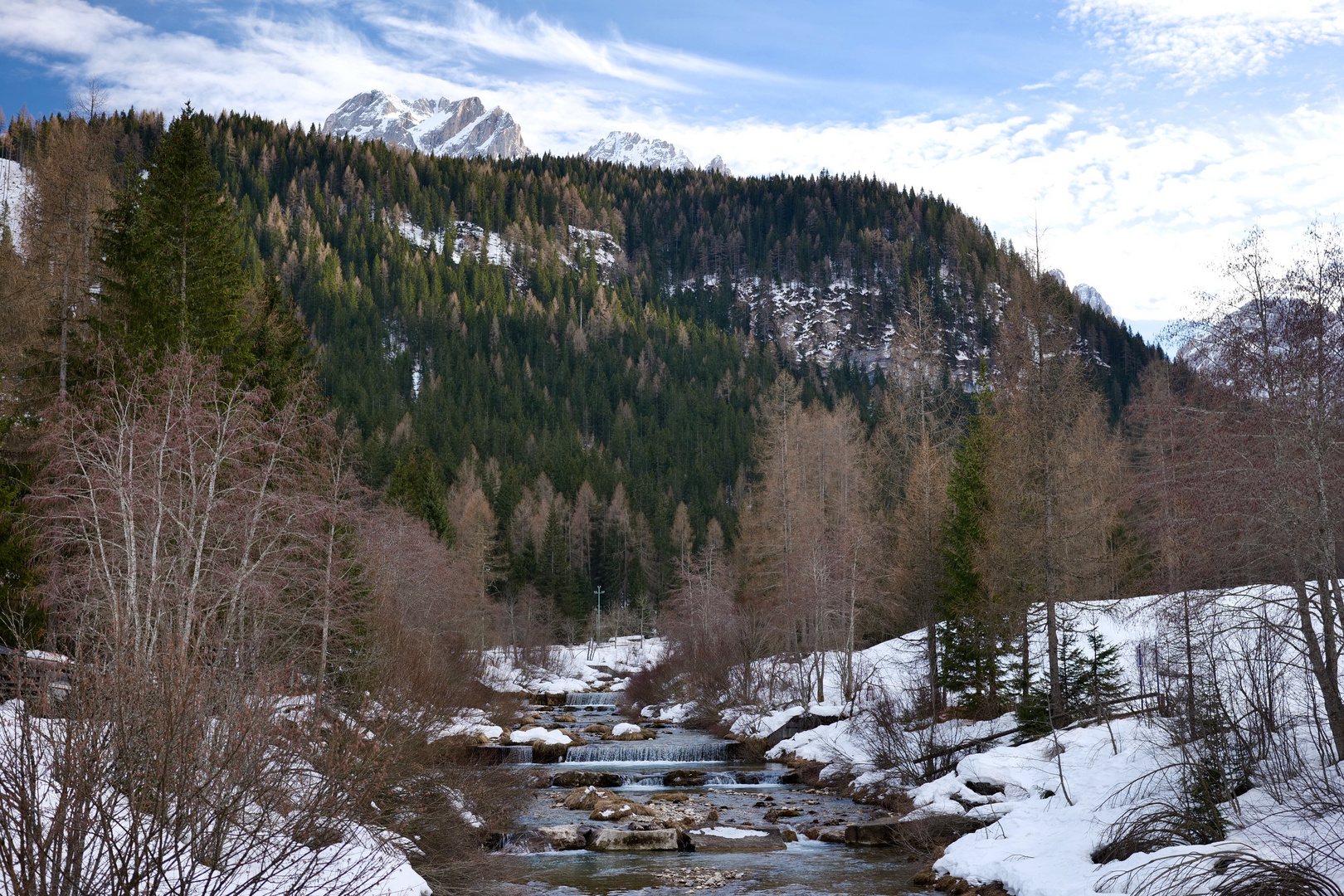 In den Dolomiten, ca. 1400 m ü. NN