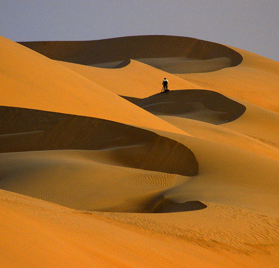 In den Dünen des Sandmeers