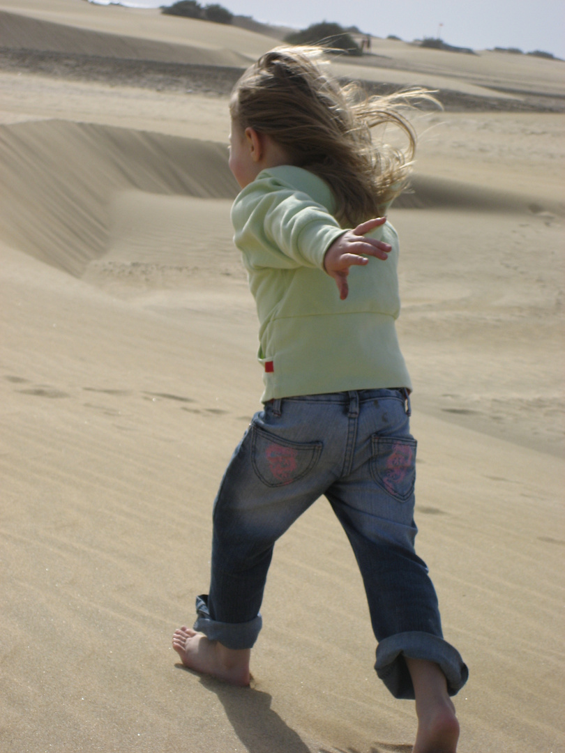 in den Dünen von Maspalomas