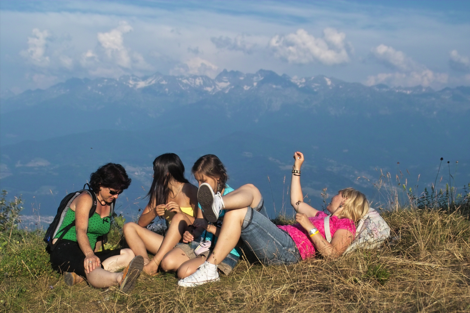 In den französischen Alpen