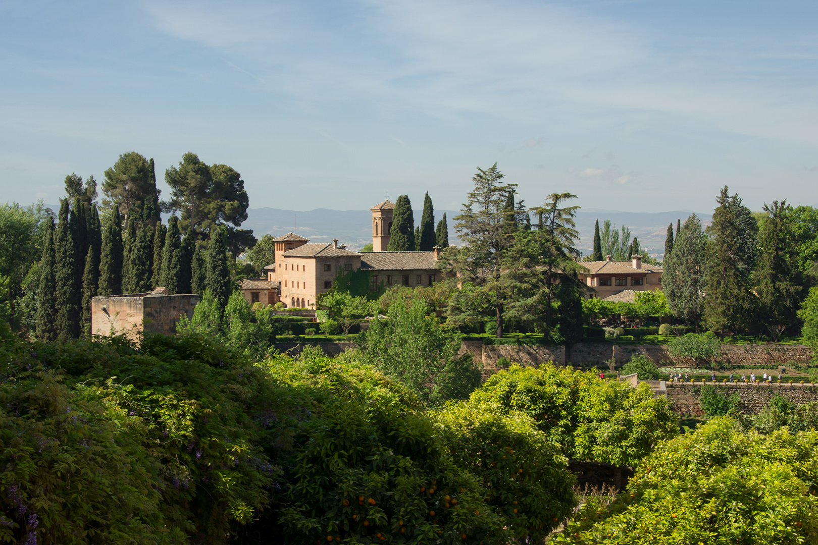 In den Gärten der Alhambra