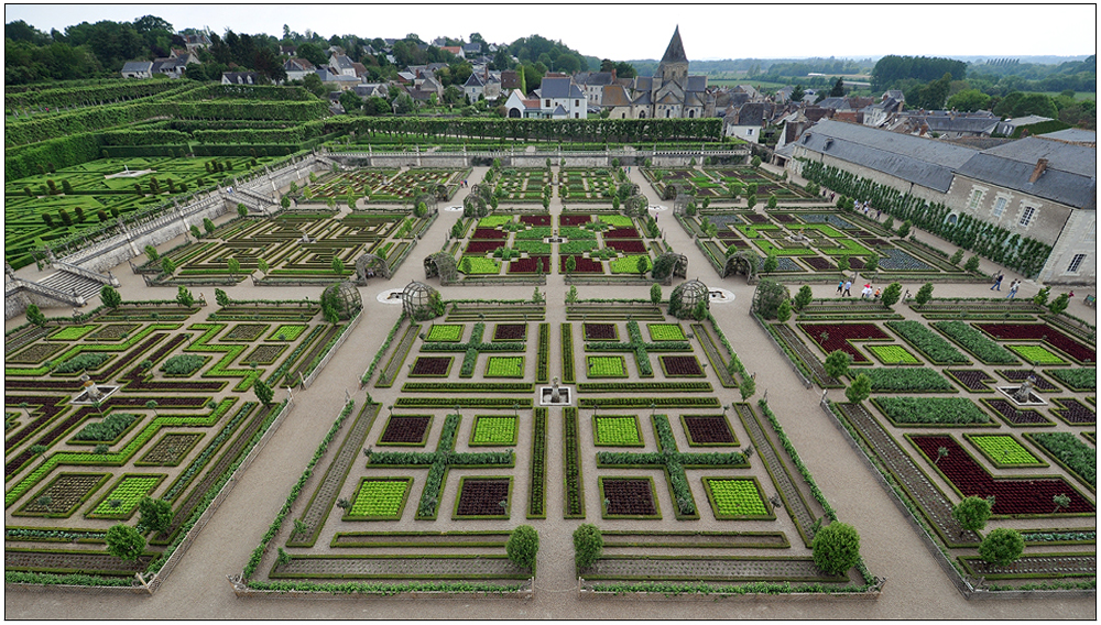 In den Gärten von Villandry