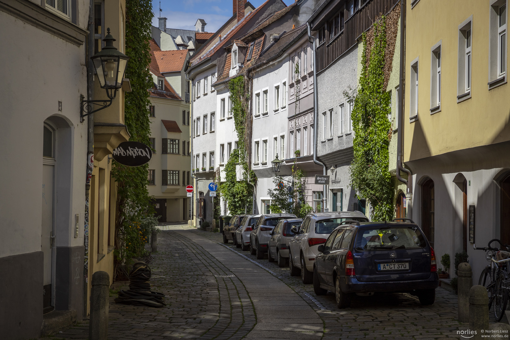 In den Gassen von Augsburg