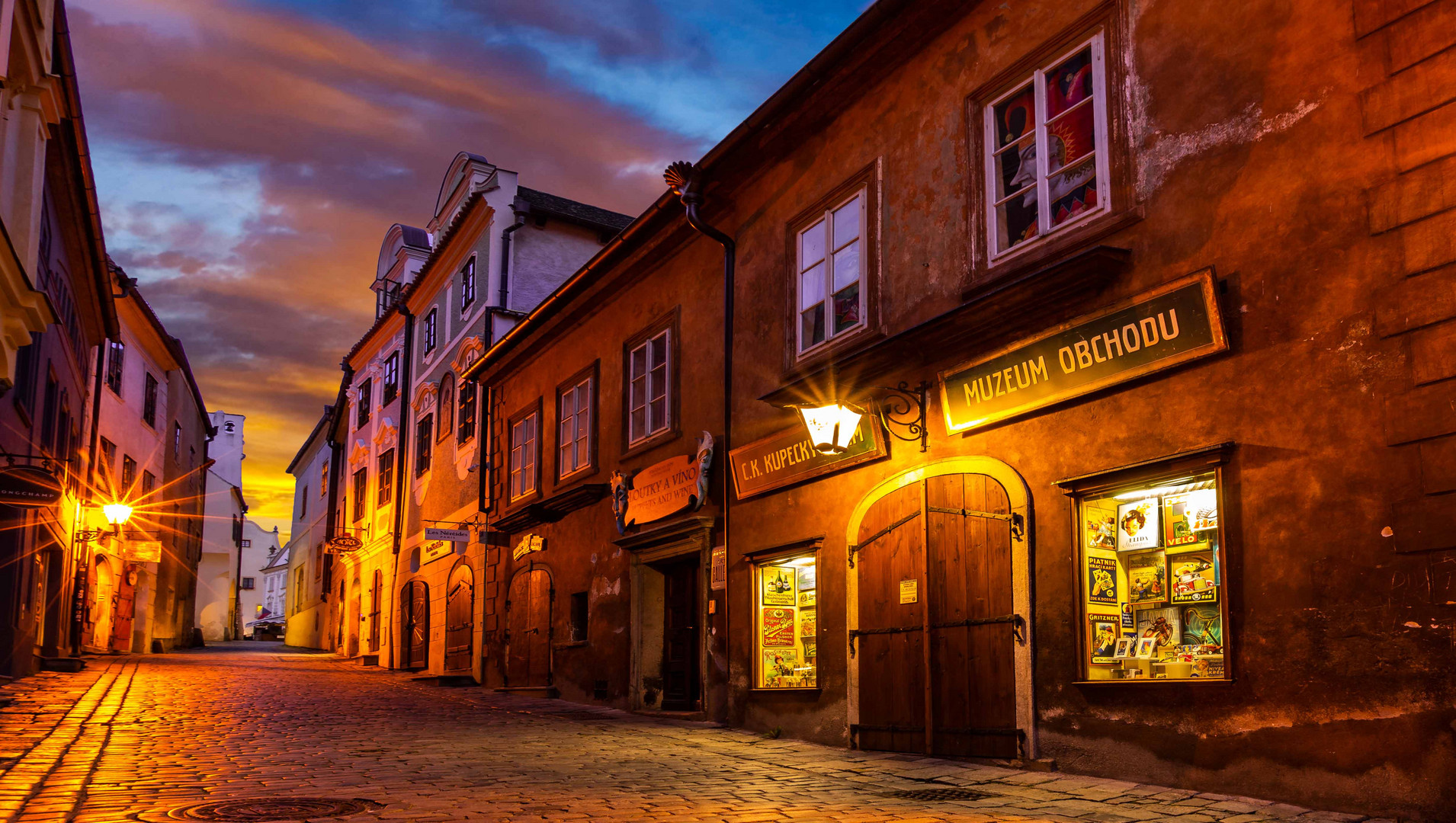 In den Gassen von Cesky Krumlov