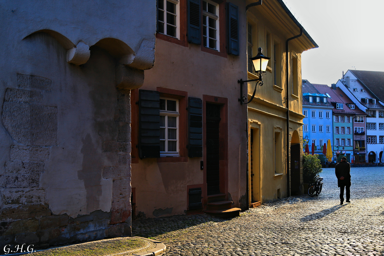 In den Gassen von Freiburg