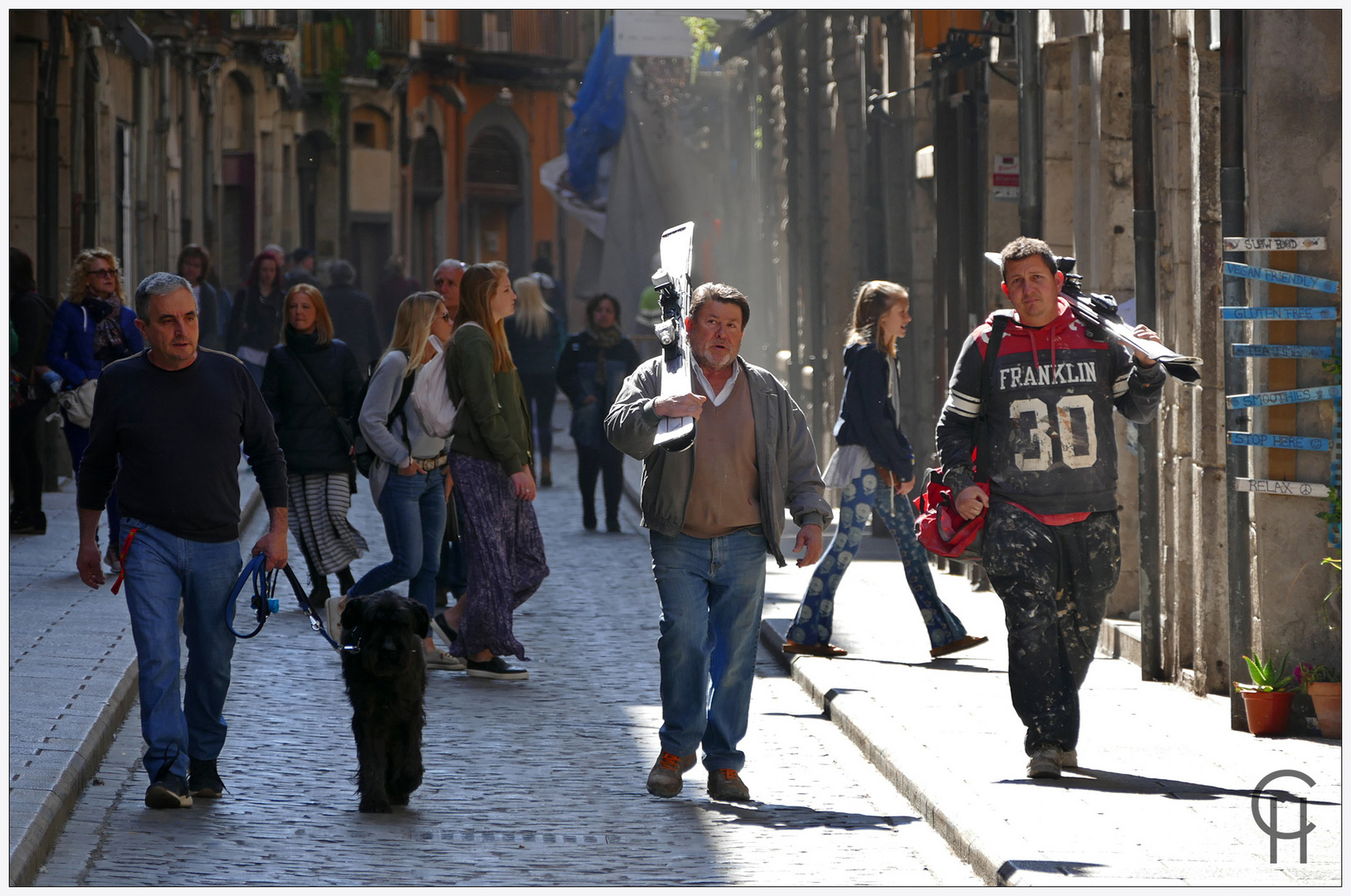 In den Gassen von Girona