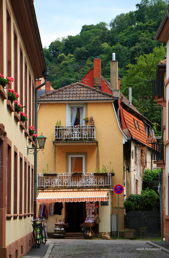 in den Gassen von Heidelberg