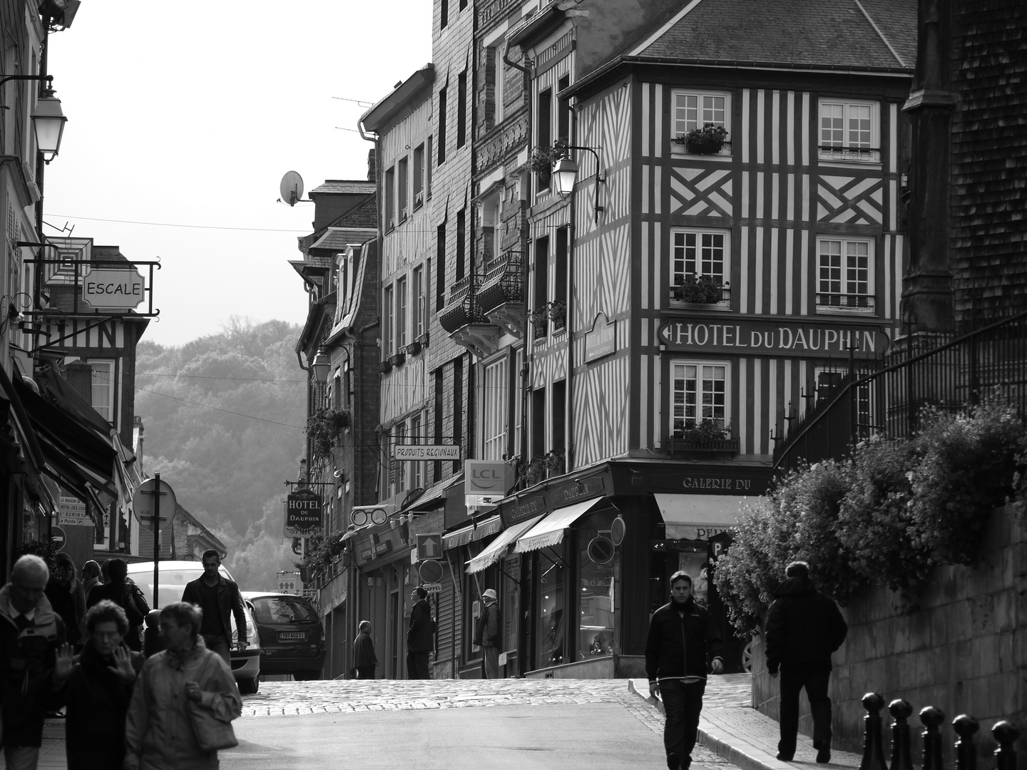 In den Gassen von Honfleur