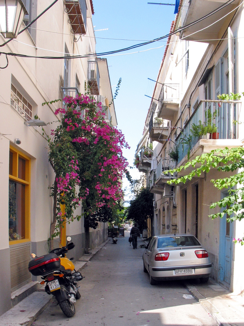 In den Gassen von Methoni (Peloponnes)