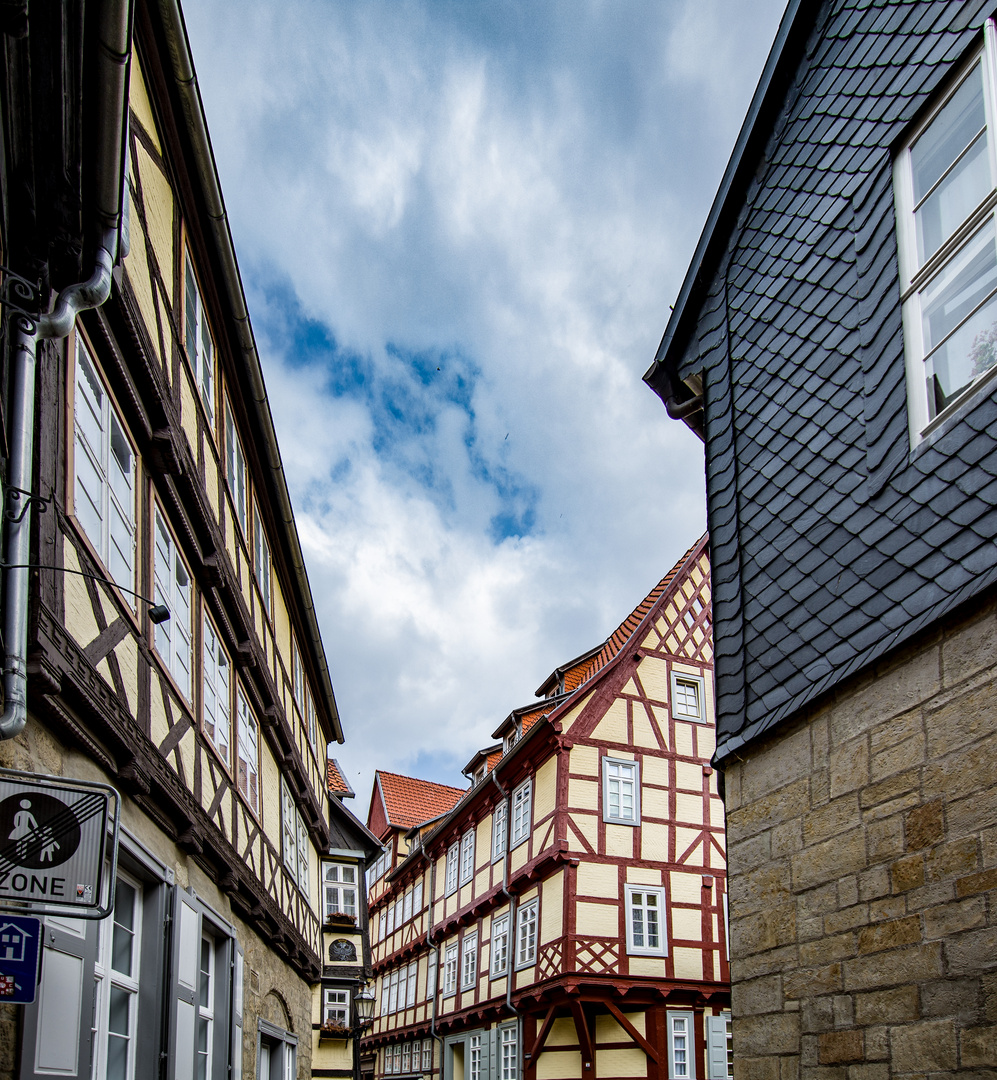 In den Gassen von Quedlinburg