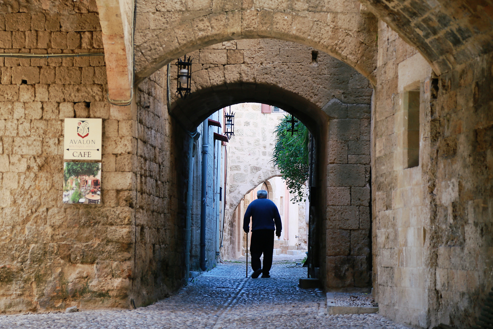 In den Gassen von Rhodos