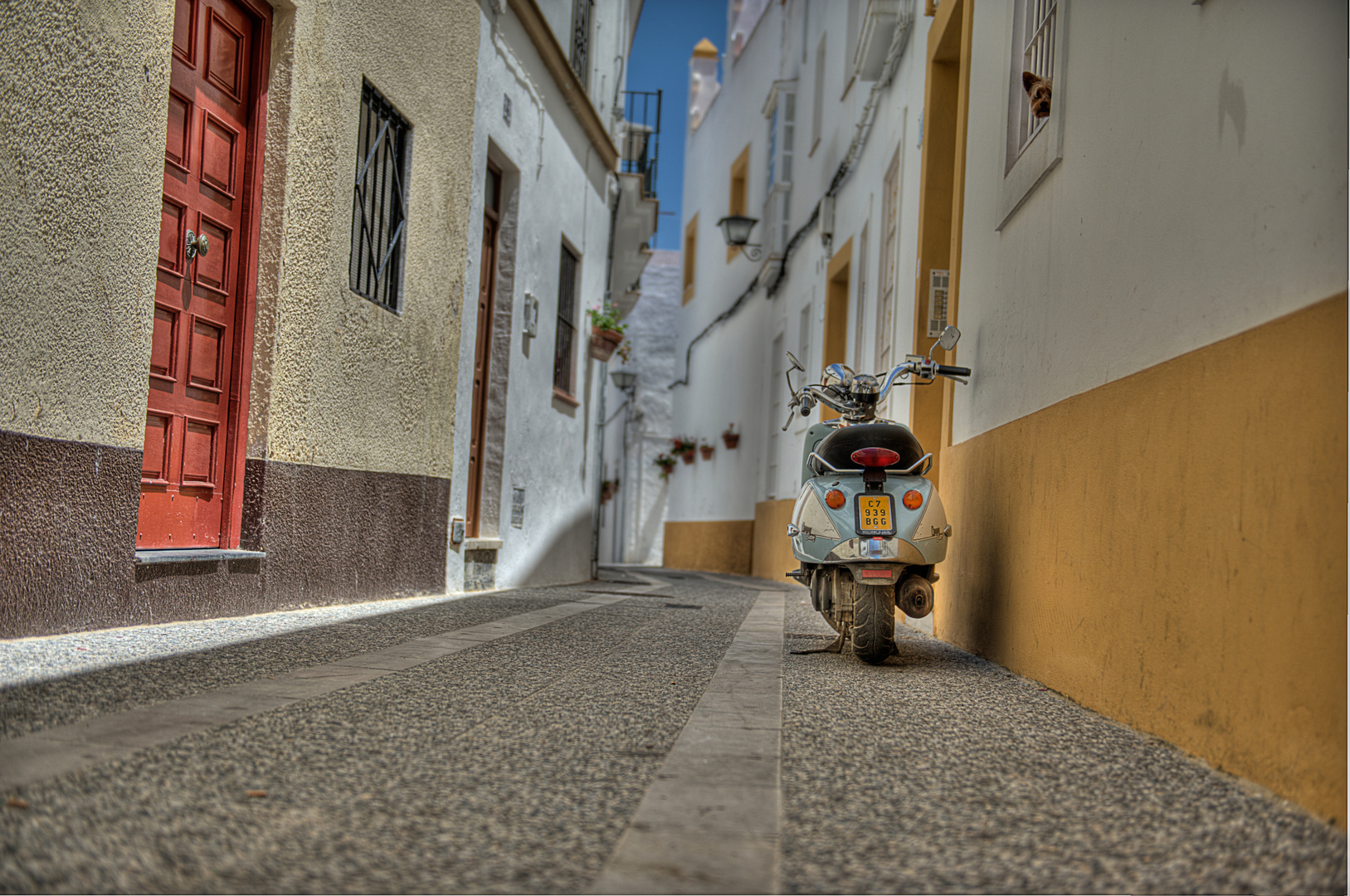 In den Gassen von Rota, Andalusien