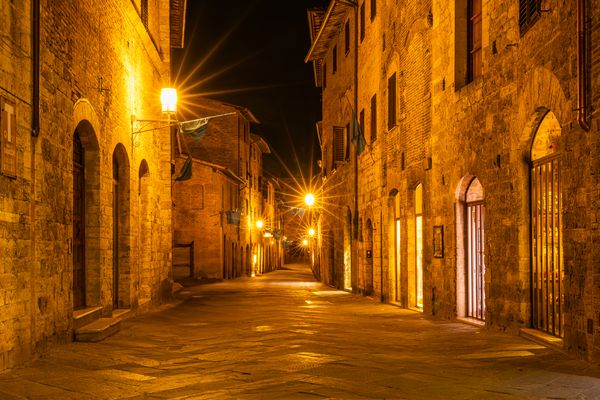 In den Gassen von San Gimignano