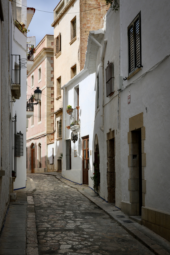 In den Gassen von Sitges/Barcelona