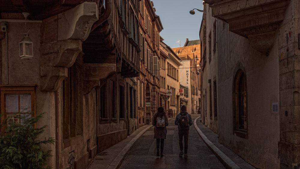 in den Gassen von Strasbourg