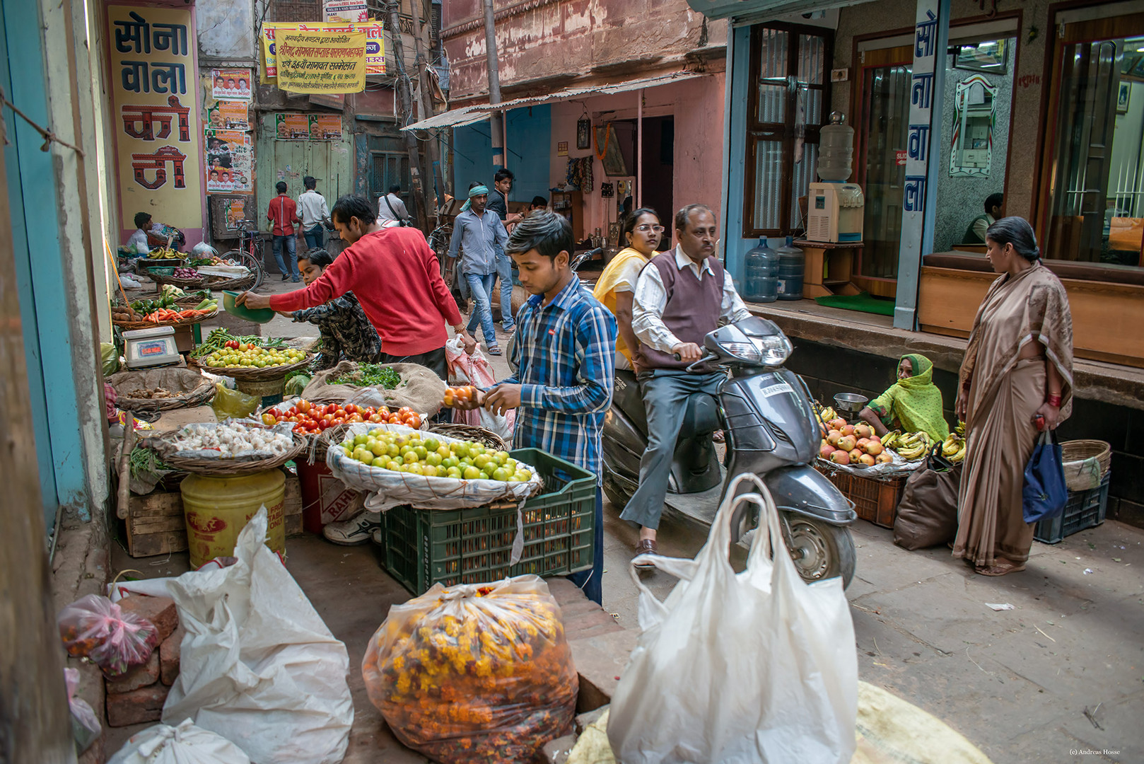 In den Gassen von Varanasi