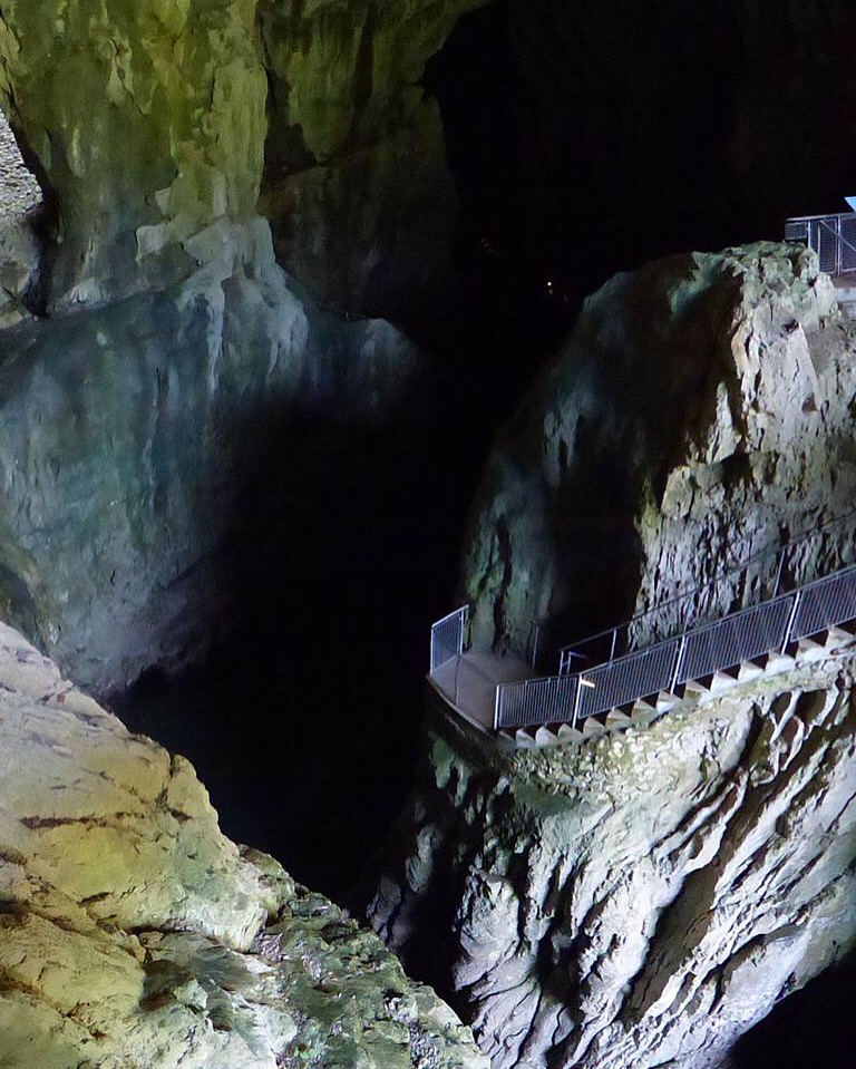 In den Höhlen von Škocjan