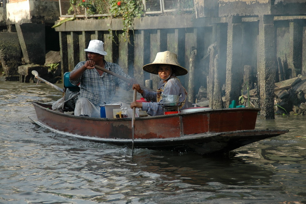 In den Klongs von Bangkok...