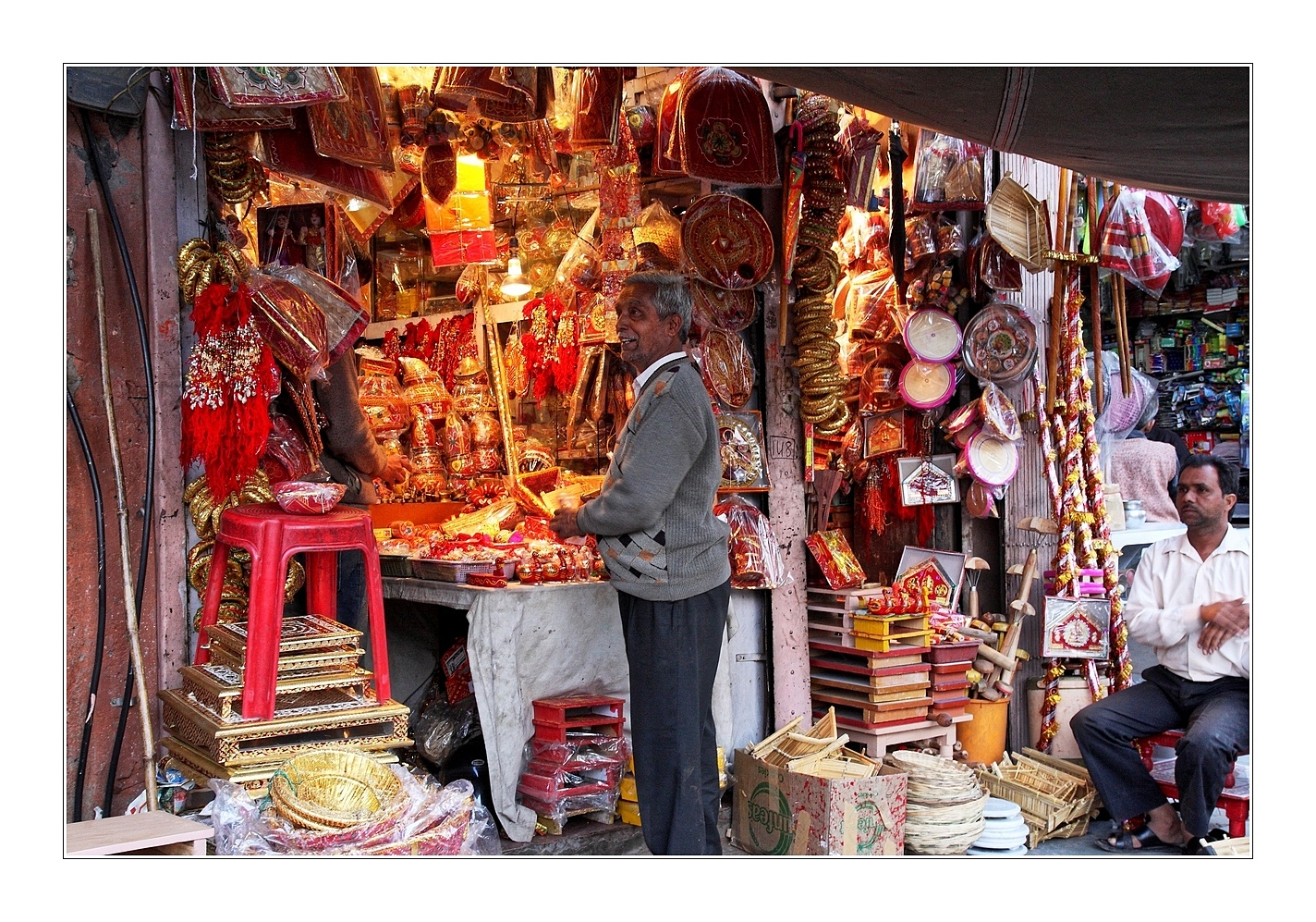 In den Ladenstraßen von Jaipur