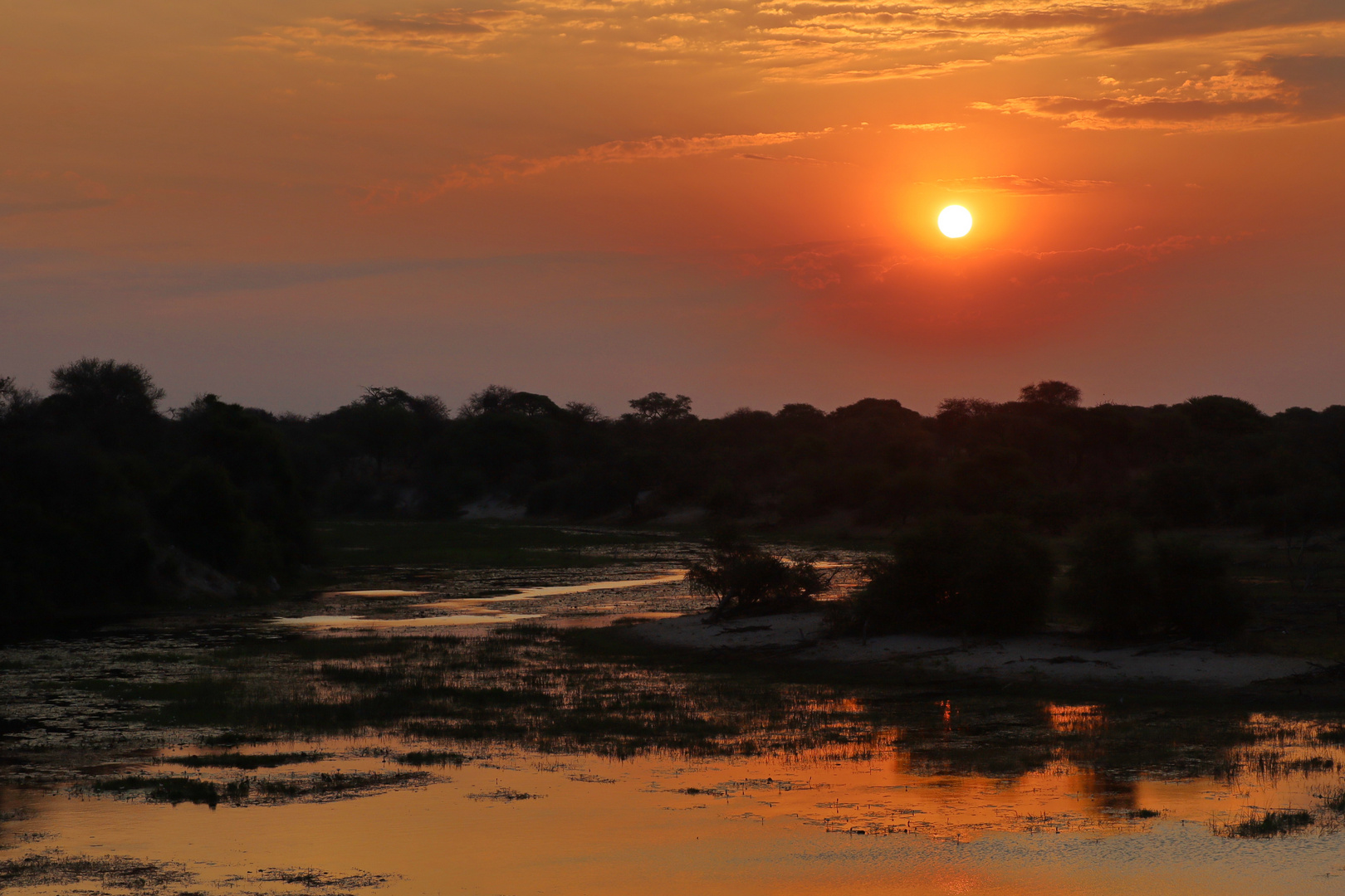 In den Makgadikgadi Pans in Botswana