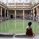 In den römischen Thermen von Bath - pittoreske Variante