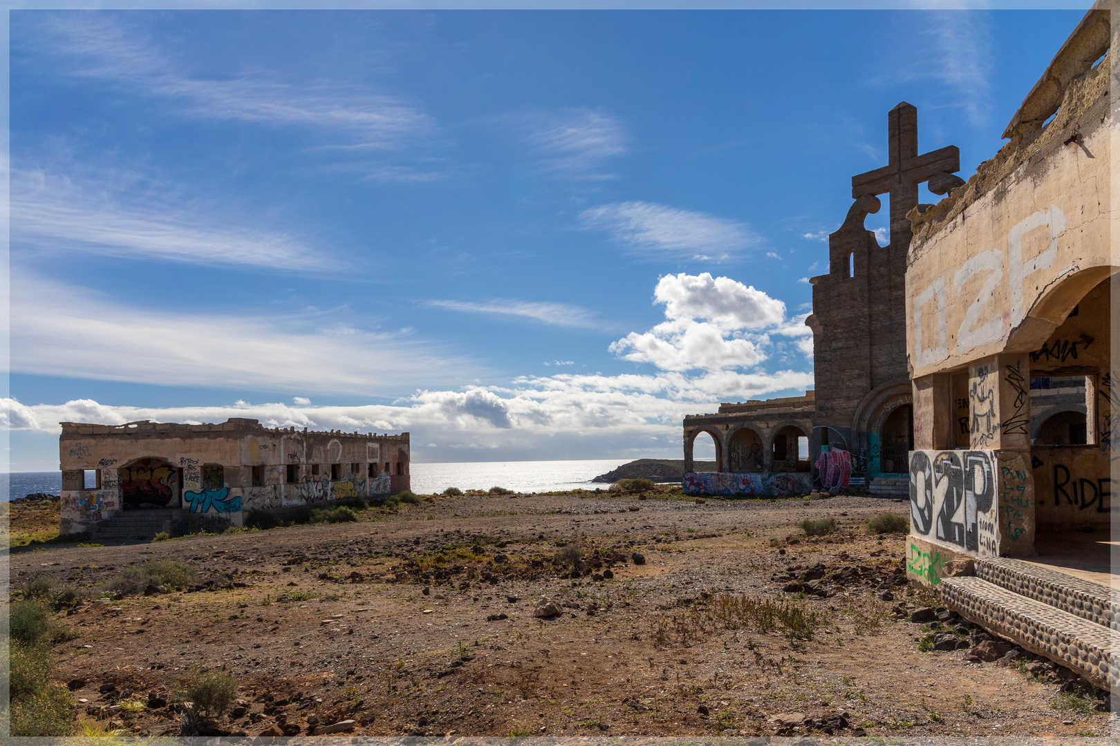 In den Ruinen des 'Sanatorio de Abona' auf Tenerifa 1c