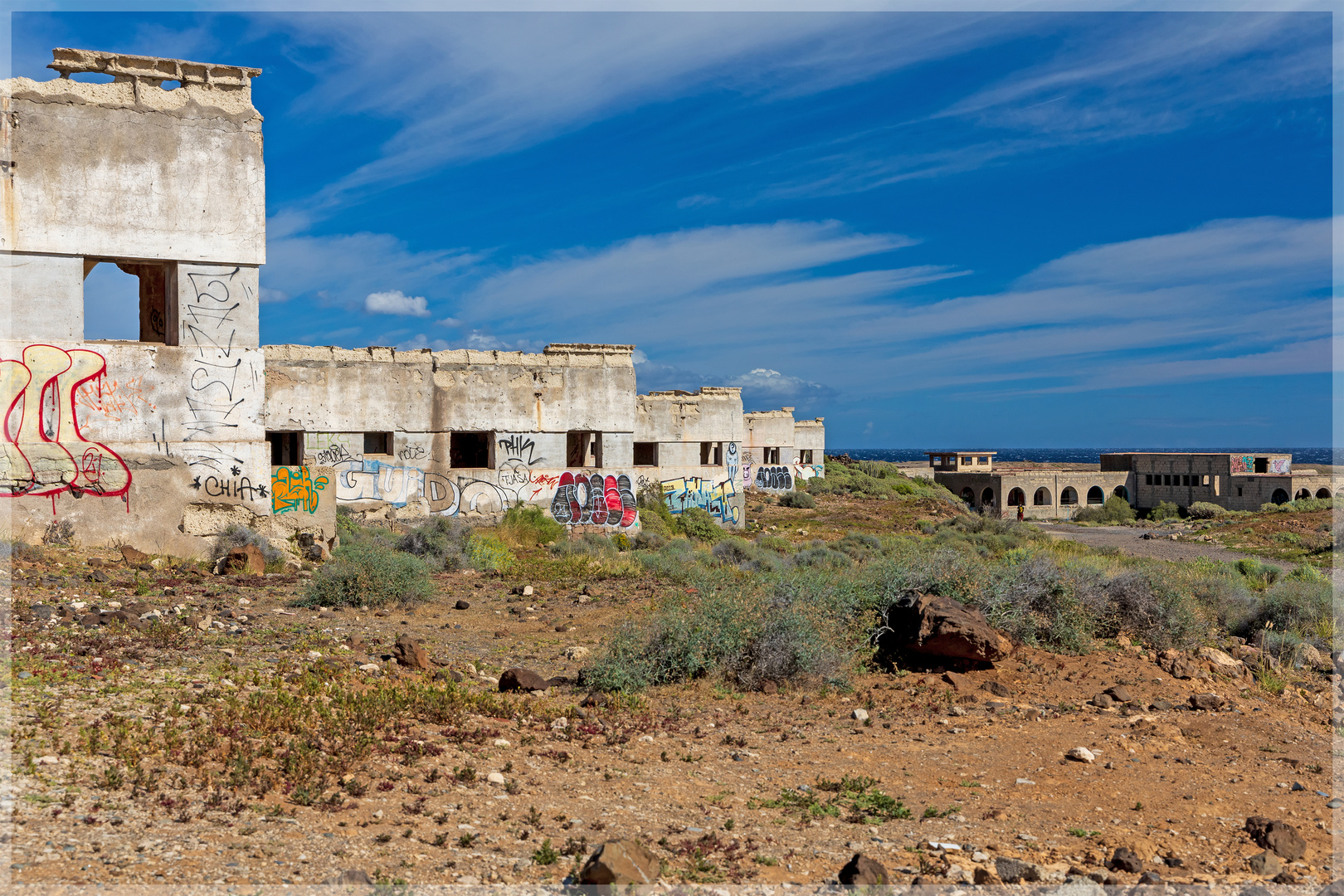 In den Ruinen des 'Sanatorio de Abona' auf Tenerifa 3a