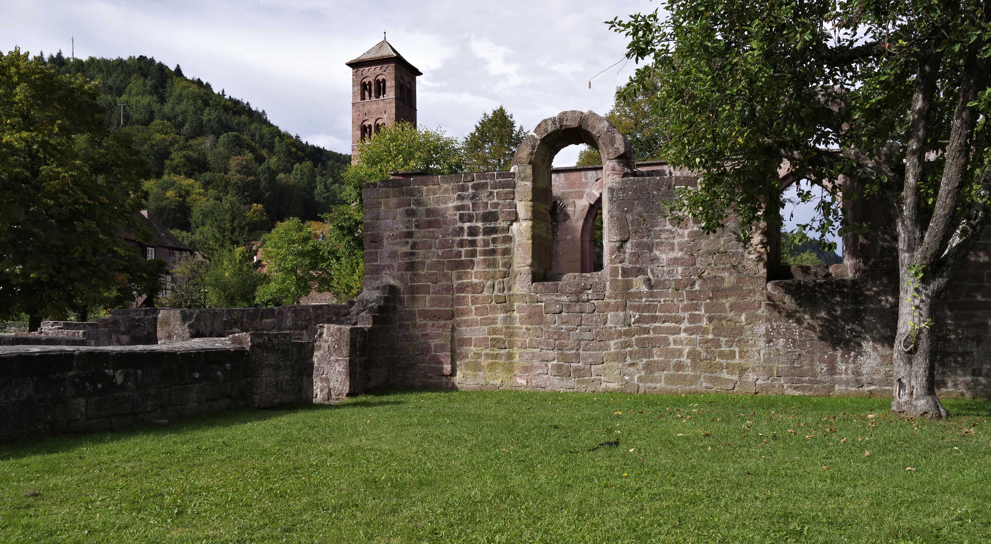 ..in den Ruinen vom Kloster Hirsau