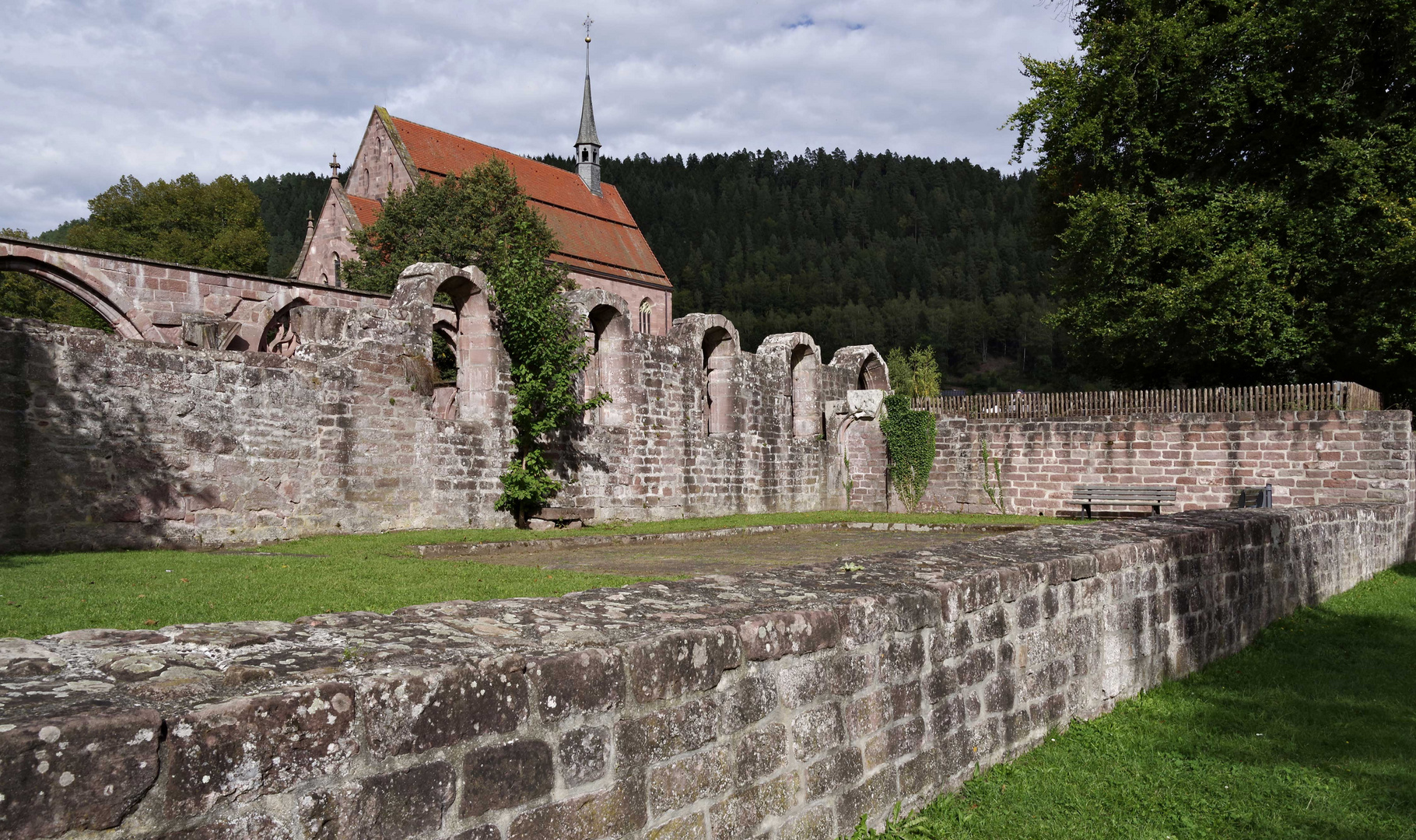 ..in den Ruinen vom Kloster Hirsau