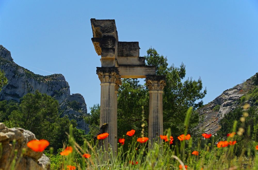 ... in den Ruinen von Glanum ...