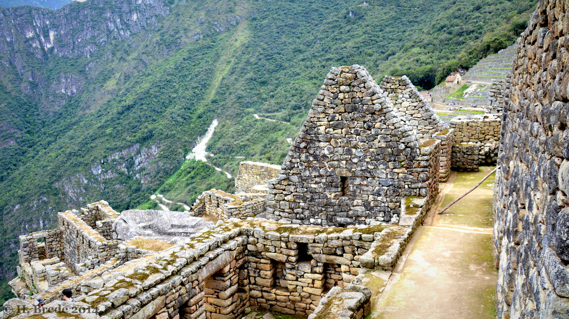 In den Ruinen von Machu Picchu 2