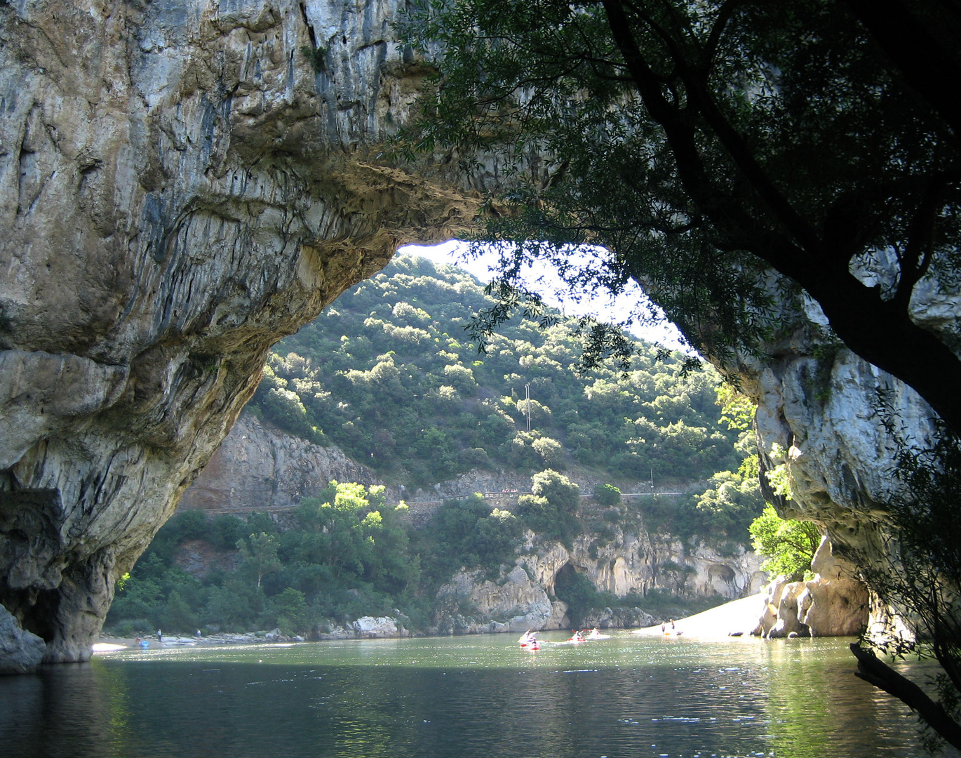 in den Schluchten der Ardèche