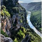 In den Schluchten der Ardeche (Frankreich)