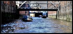 In den Schluchten der Speicherstadt