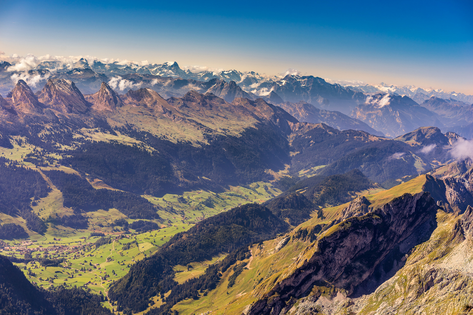 In den Schweizer Alpen