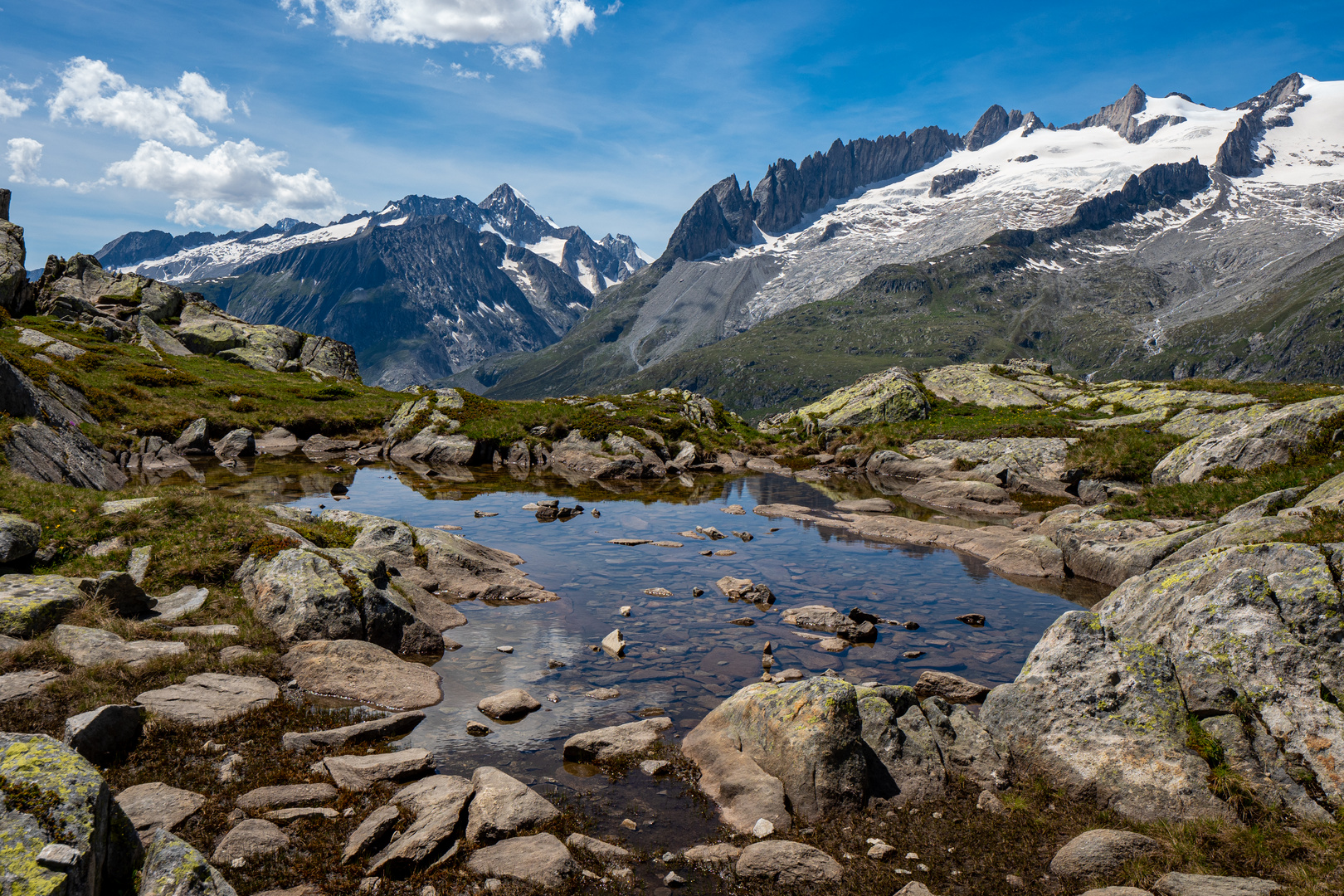 in den Schweizer Alpen