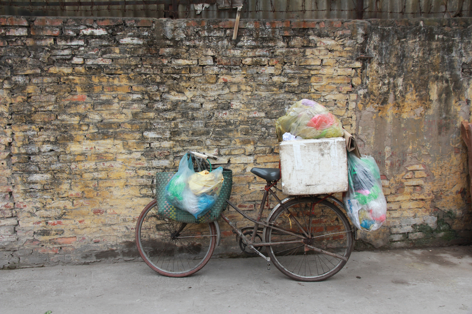 in den Seitengassen von Hanoi