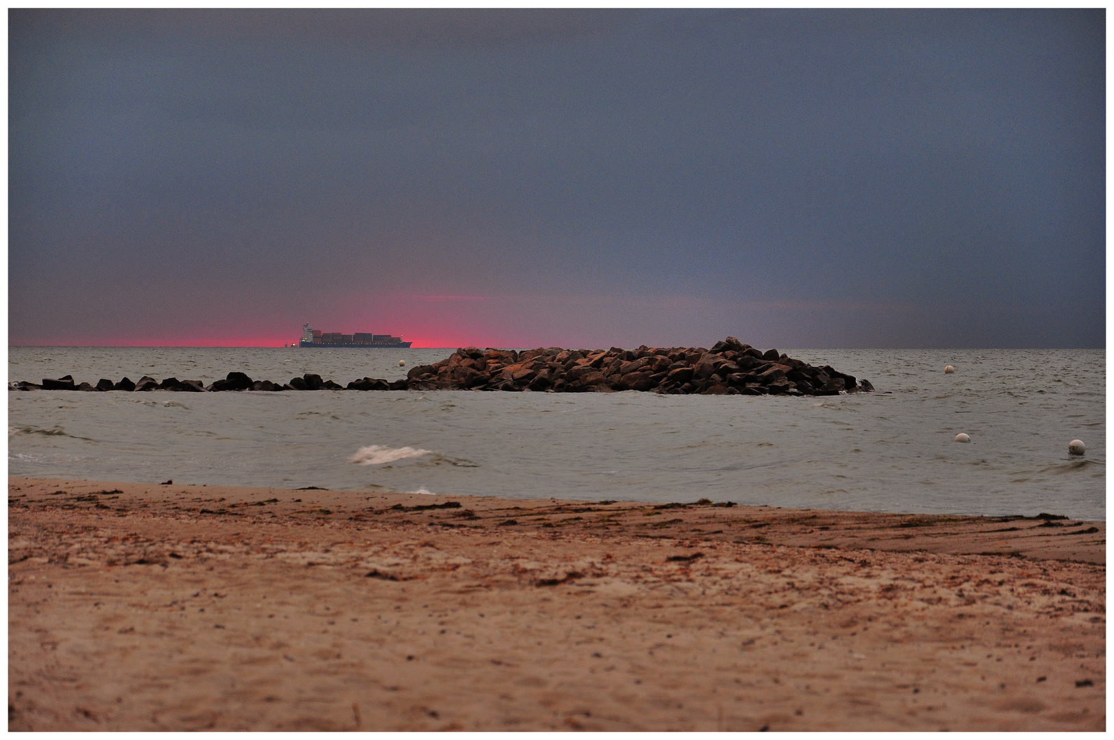 In den Sonnenuntergang